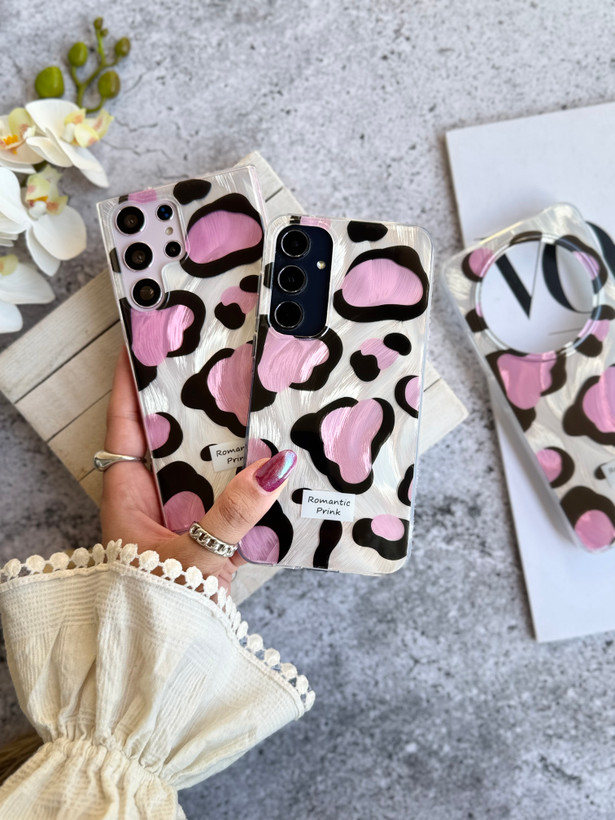 قاب پلنگی Romantic Pink اندروید و آیفون