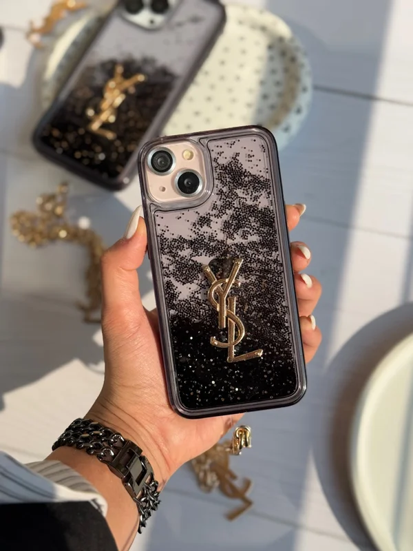 قاب Black YSL آکواریومی با آویز