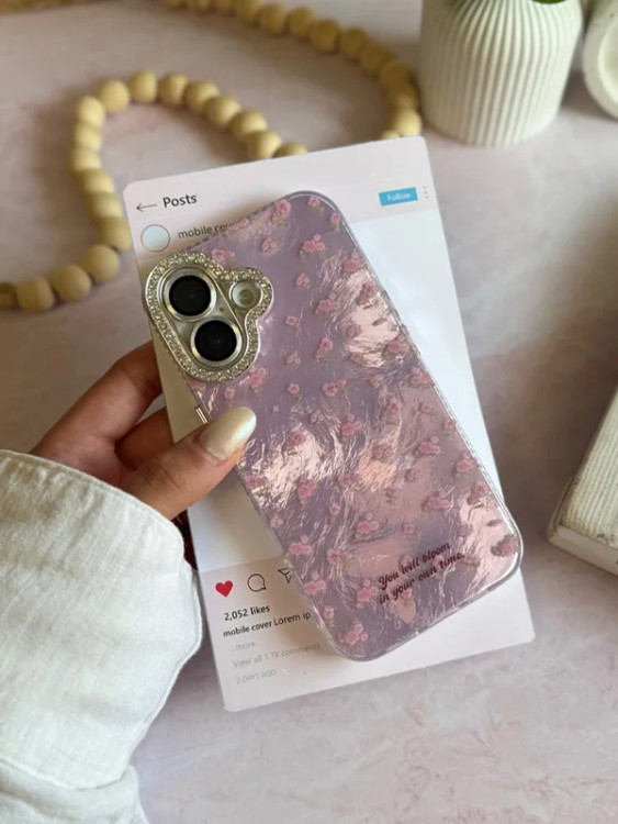 خرید قاب صورتی