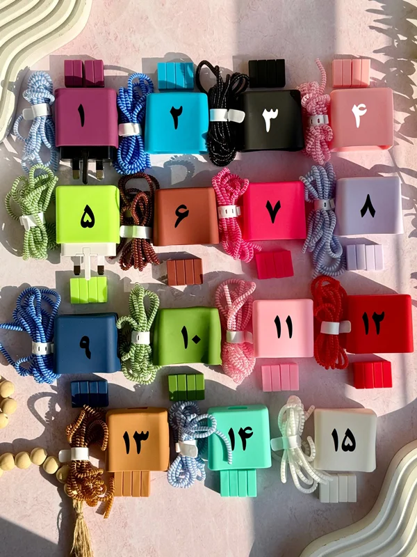 محافظ آداپتور 45 وات سیلیکونی سامسونگ 3 پین (5تکه)