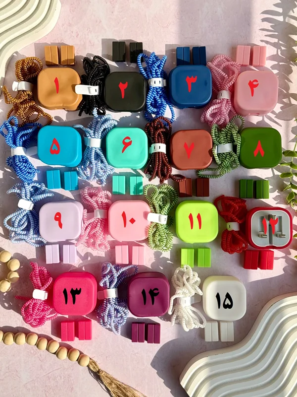 محافظ آداپتور 20 وات سیلیکونی آیفون (5تکه)