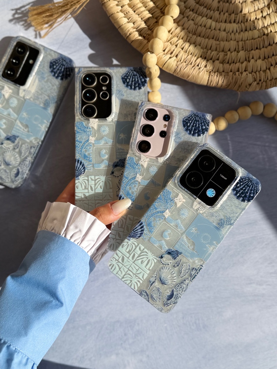 قاب گوشی اندروید و آیفون طرح ساحل