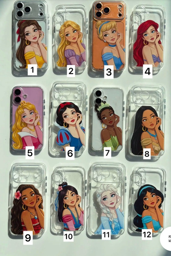 قاب گوشی آیفون و اندروید Disney Princess 2026