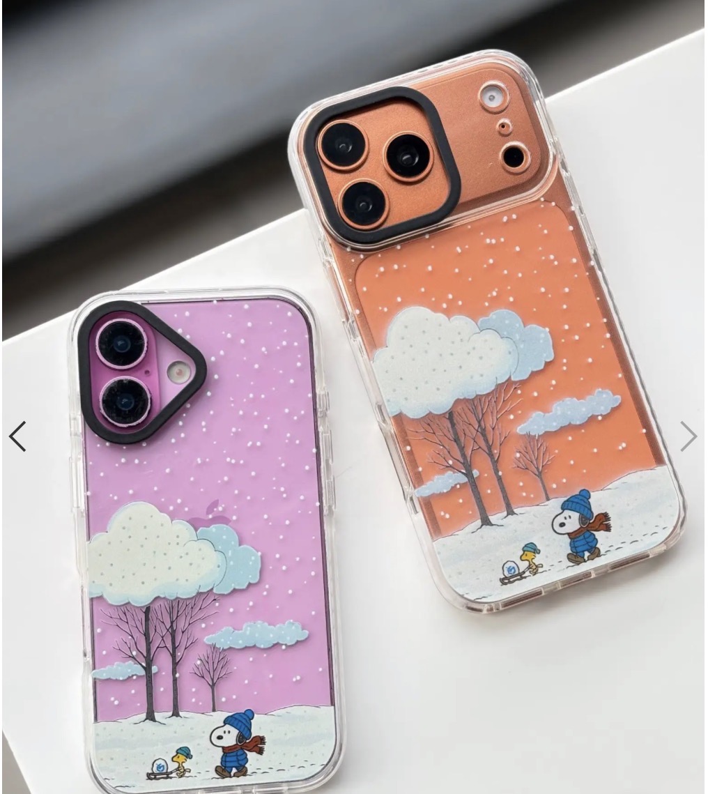 قاب گوشی آیفون Snoopy Snow