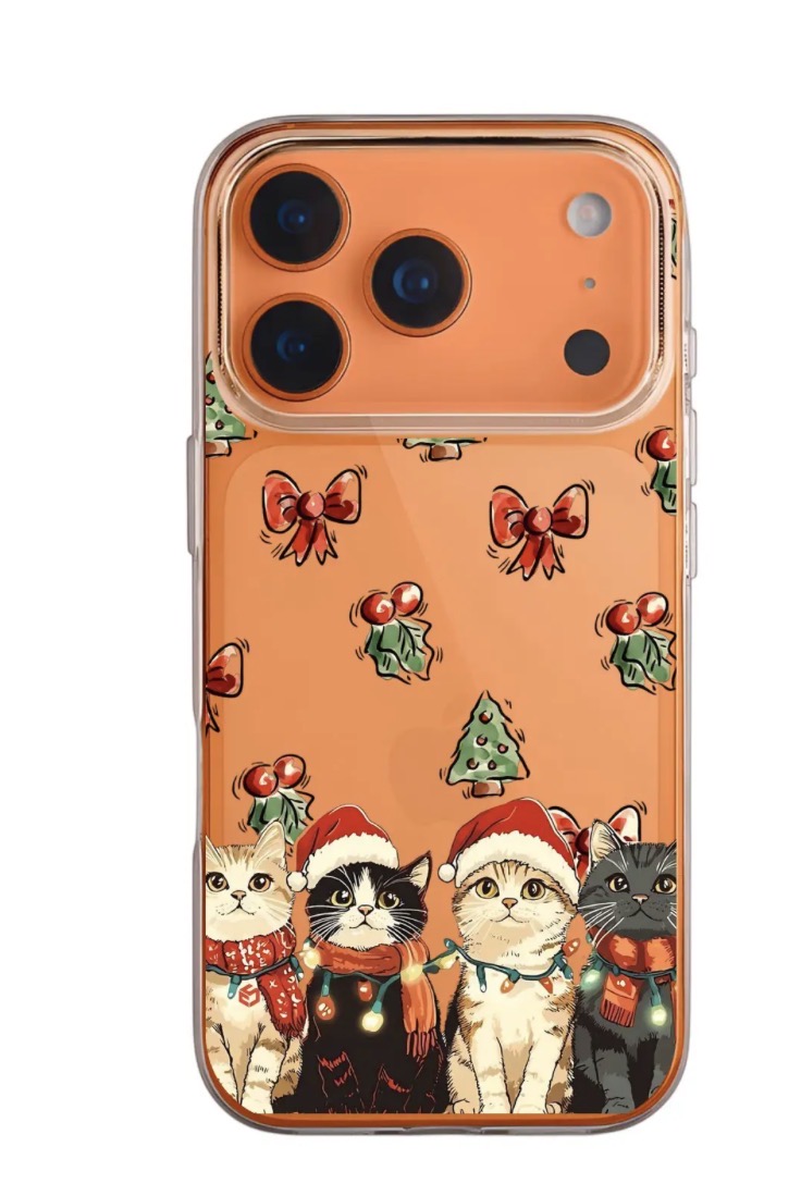 قاب گوشی سفارشی Cats in Christmas
