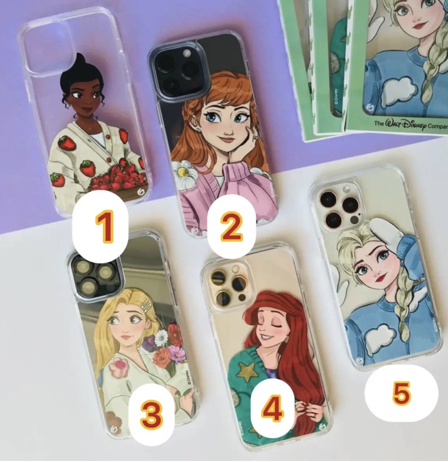 قاب گوشی آیفون پرنسس های دیزنی Disney Princesses