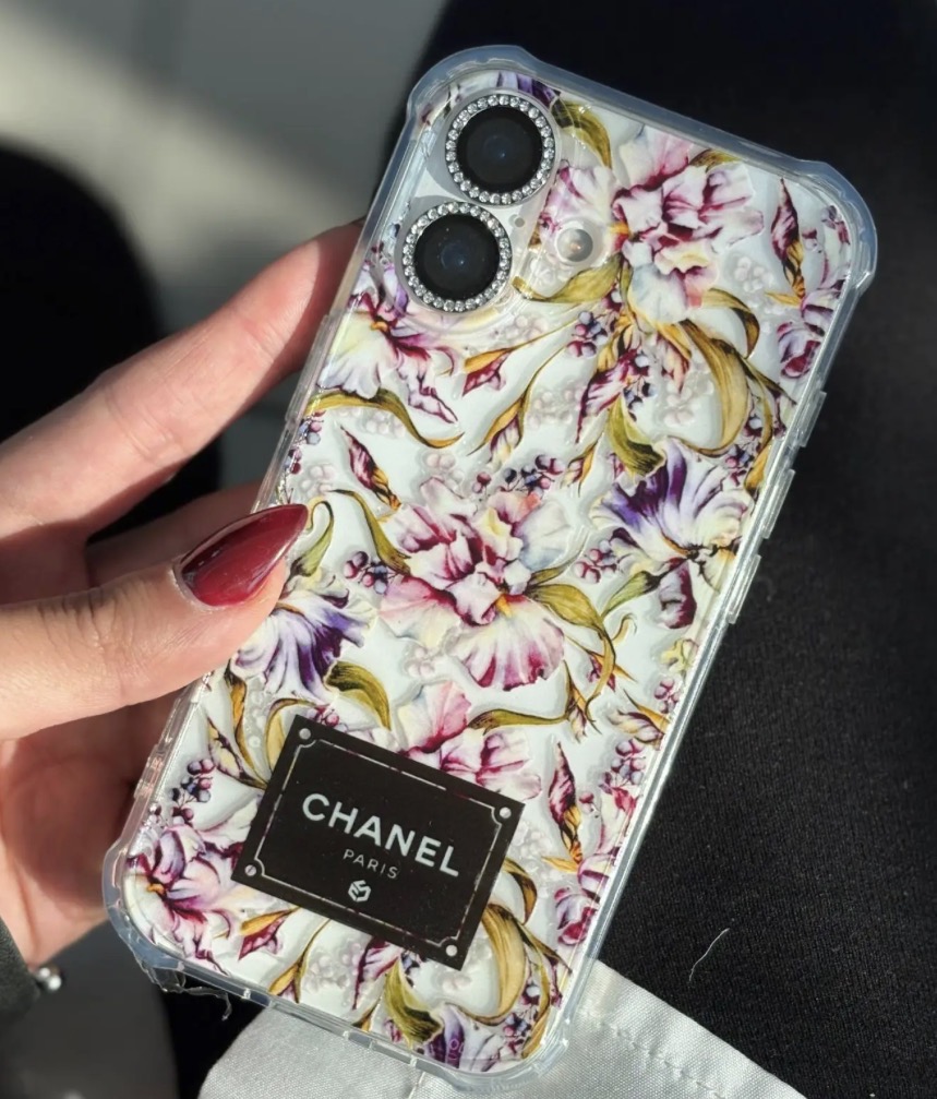قاب گوشی آیفون و اندروید شنل لوندر Lavender Chanel