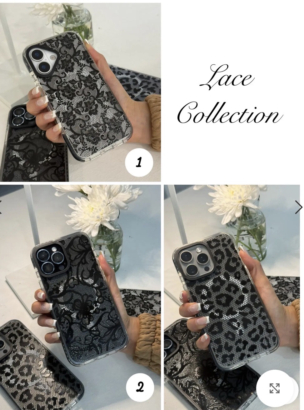 قاب گوشی آیفون Lace MV آنتی شوک‌ مگسیف دار