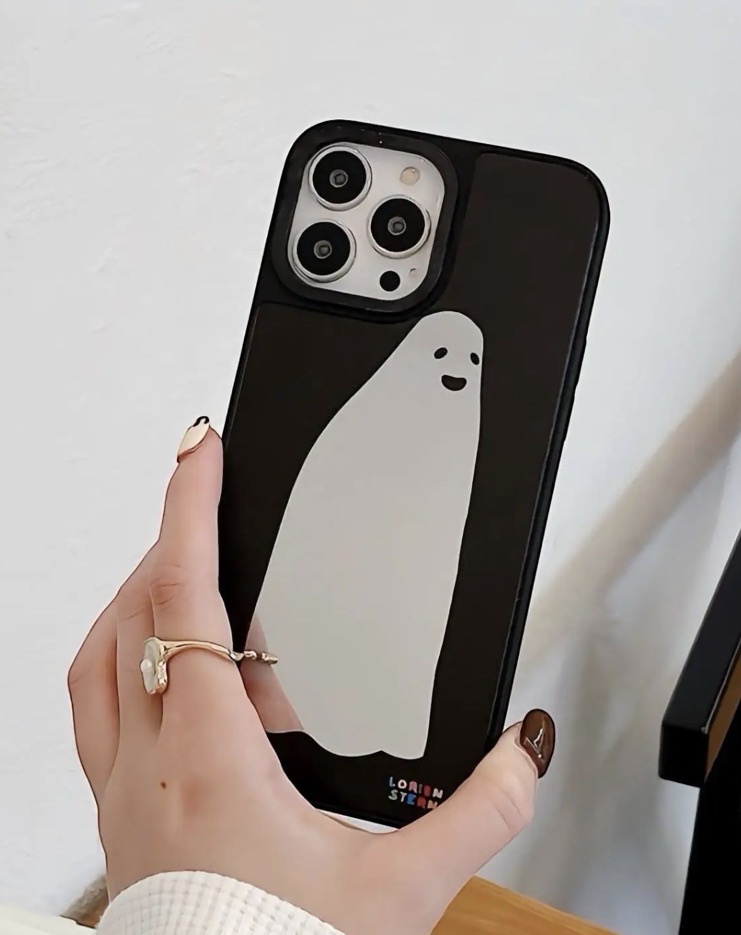 قاب گوشی آیفون آینه ای Halloween Ghost