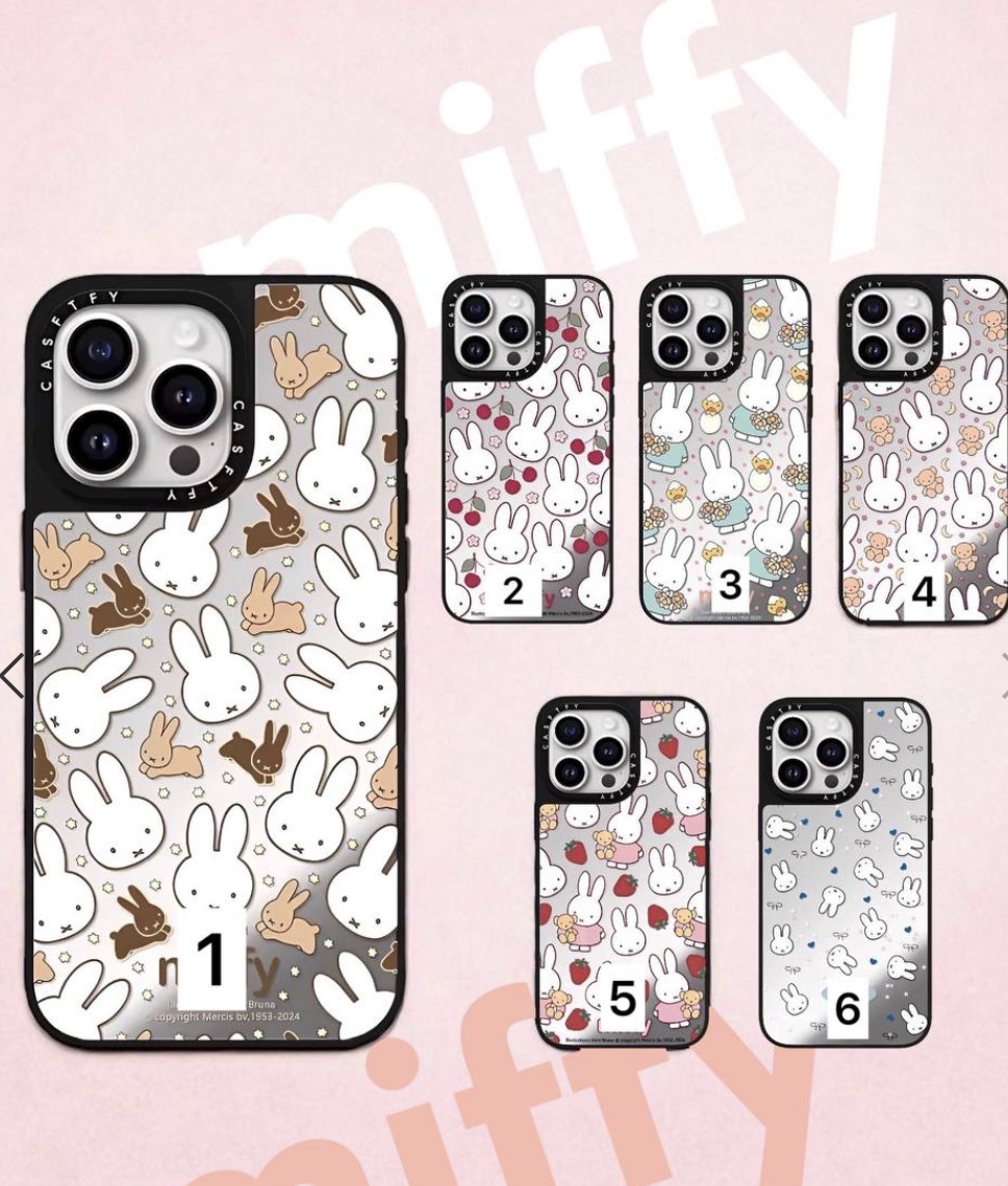 قاب گوشی آیفون آینه ای miffy کیوت