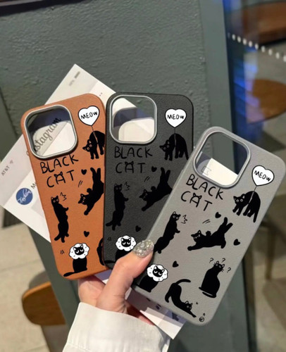 قاب گوشی آیفون BLACK CAT TPU