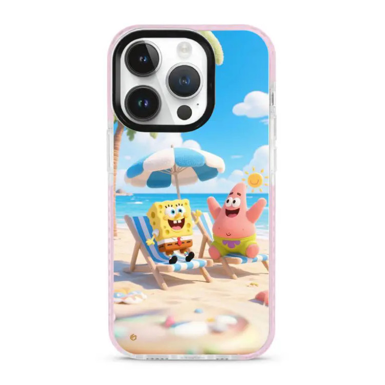 قاب گوشی سفارشی SpongeBob and Patrik in Summer