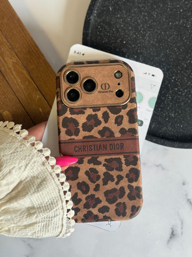 قاب Dior Leopard Golden