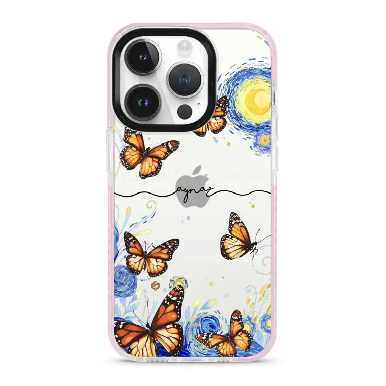قاب گوشی سفارشی Butterfly Starry Night