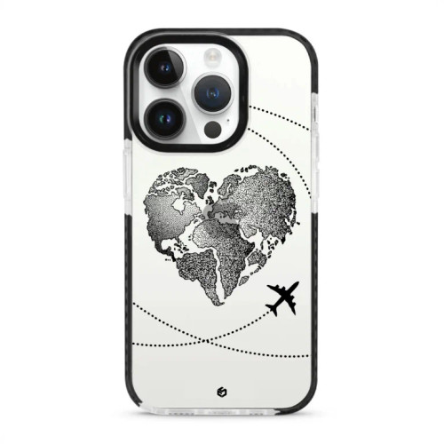 قاب گوشی سفارشی Heart Map