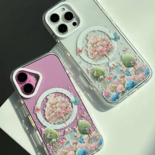 قاب گوشی آیفون آنتی شوک مگسیف GUCCI Spring