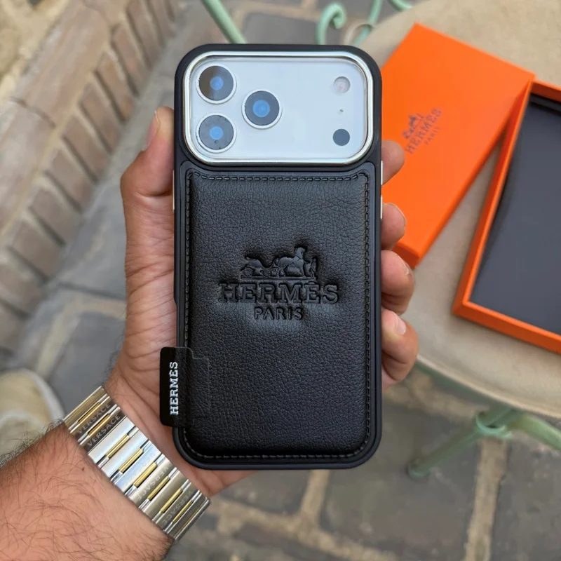hermes leatherقاب