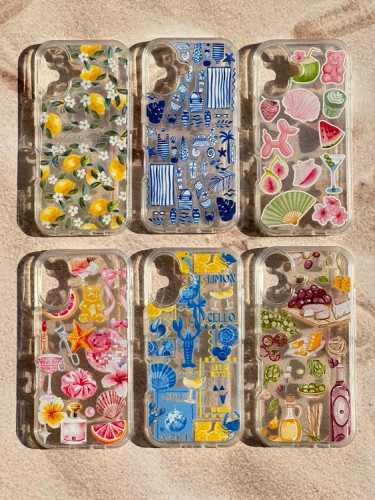 قاب گوشی آیفون گلیتر Summer Glitter Collection