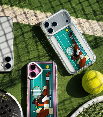 قاب گوشی آیفون آنتی شوک مگسیف Summer Tennis