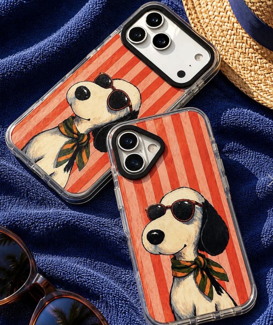 قاب گوشی آیفون آنتی شوک Snoopy Summer