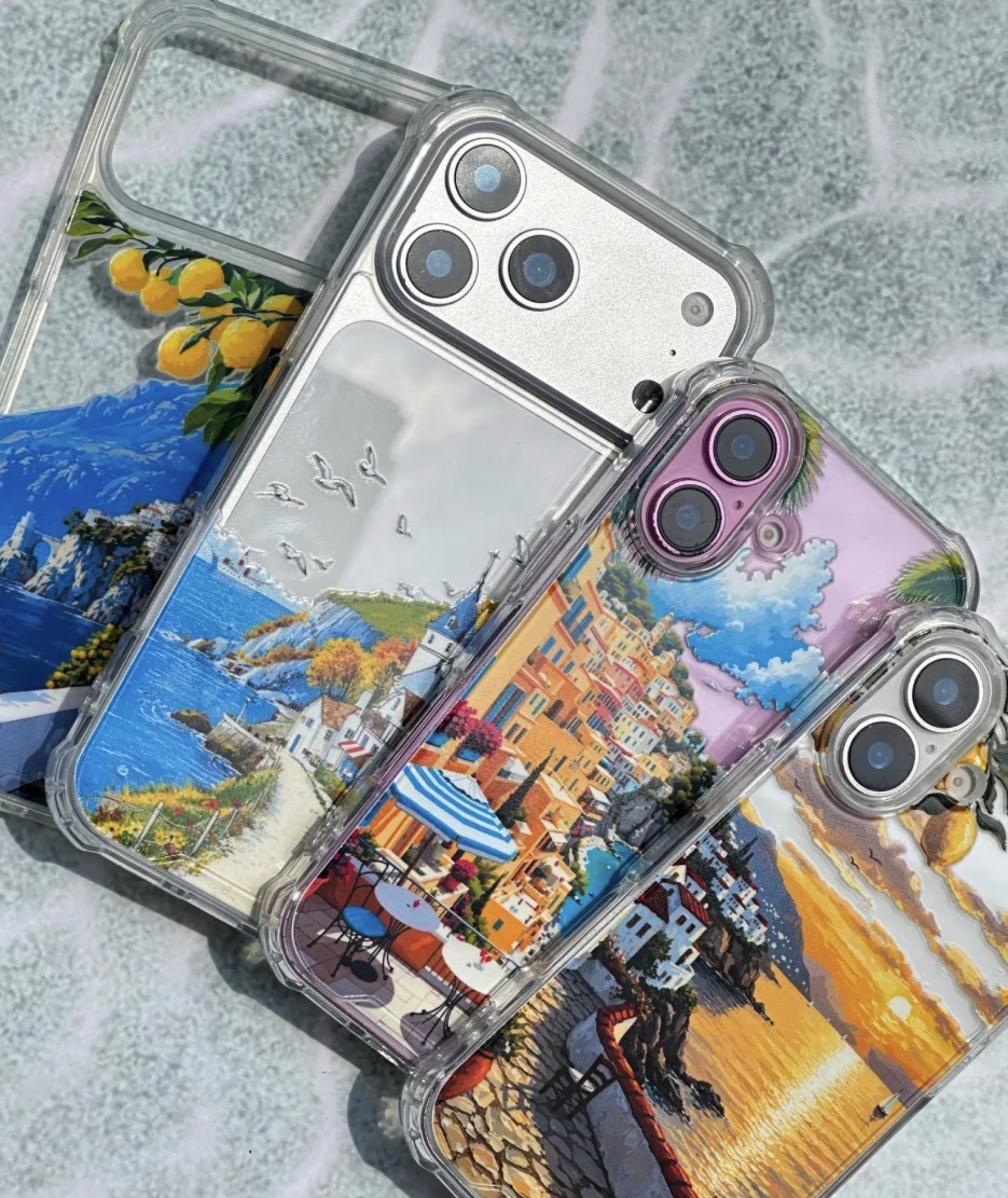 قاب گوشی آیفون و اندروید شفاف Summer City Collection