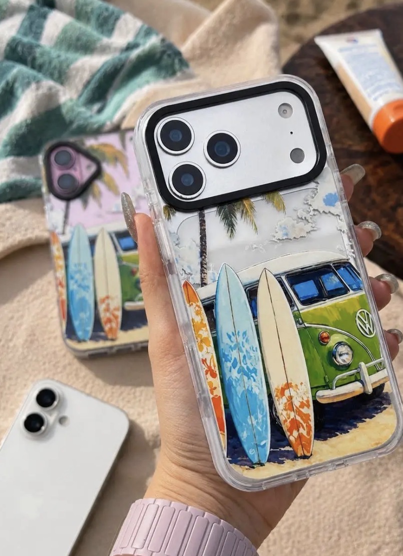 قاب گوشی آیفون آنتی شوک Surfboard in VW