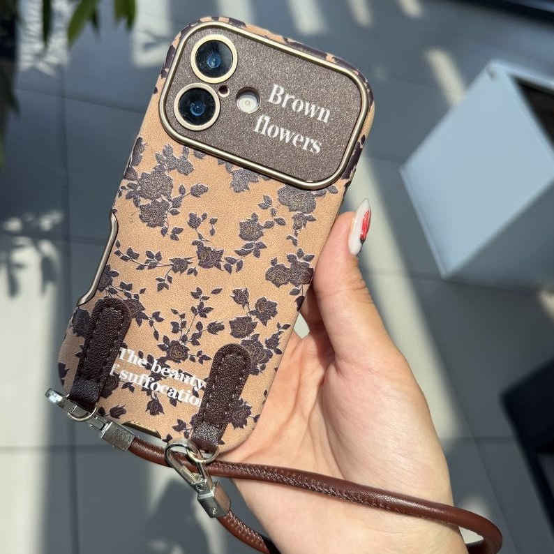 brown flowers