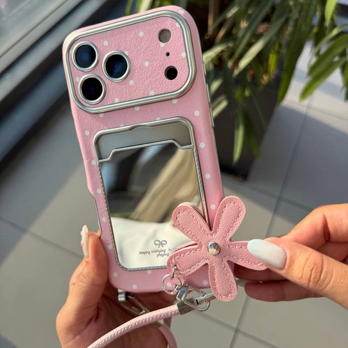 pink mirror strap