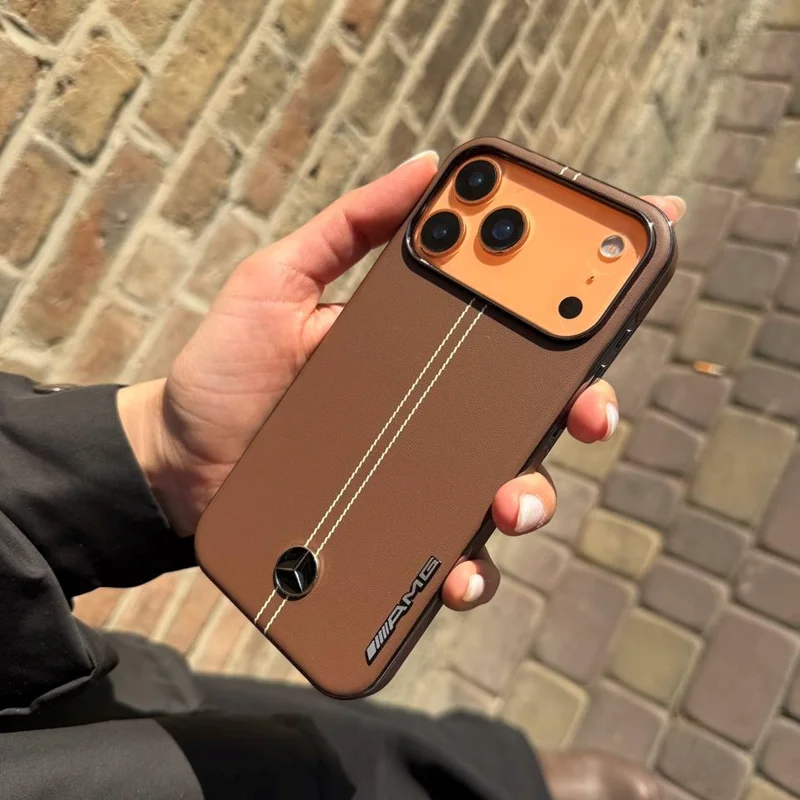 leather amg benz (قهوه ای)