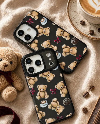 قاب گوشی آیفون آنتی شوک Teddy Bow