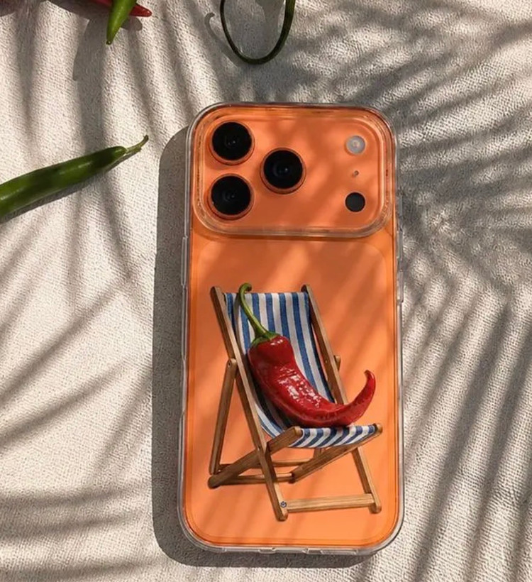 قاب گوشی آیفون و اندروید شفاف Chillin Pepper