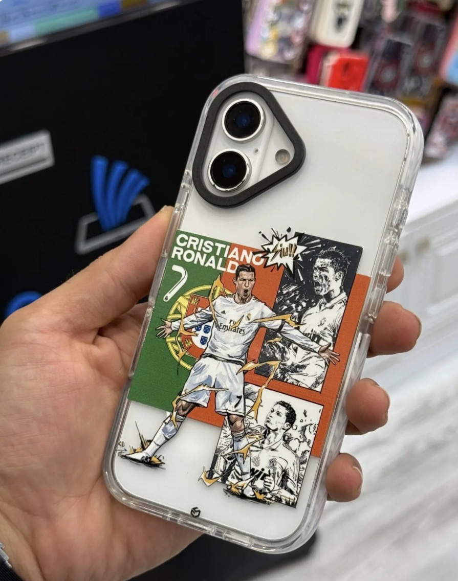 قاب گوشی آیفون آنتی شوک CR7
