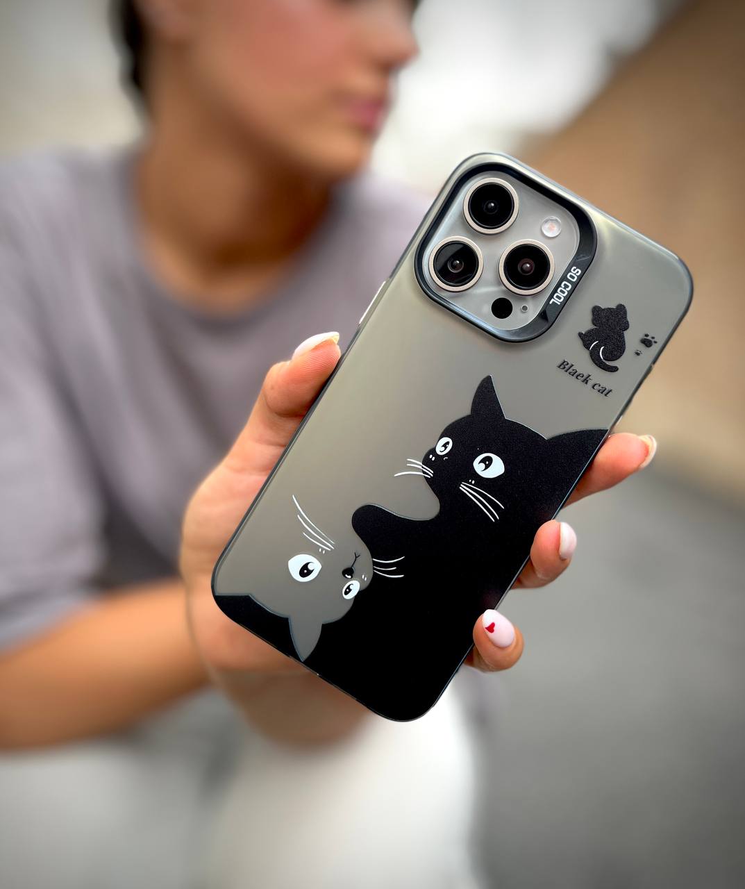قاب سو کول So Cool گربه سیاه سفید سامسونگ