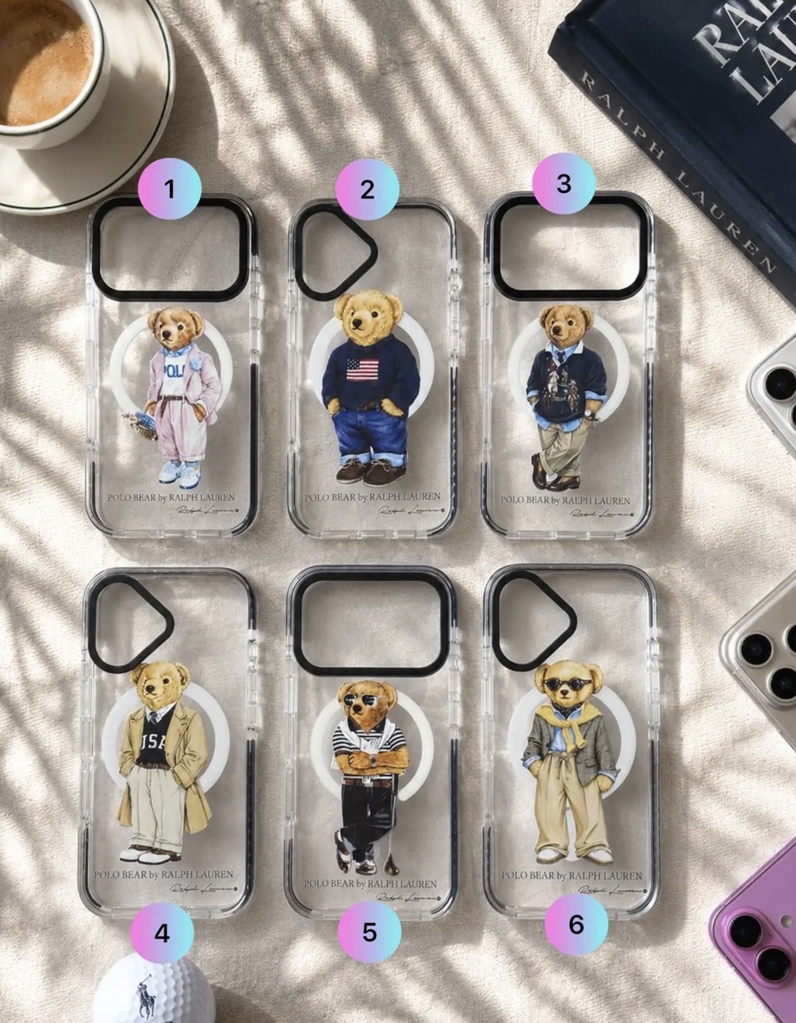 قاب گوشی آیفون آنتی شوک Polo Bear