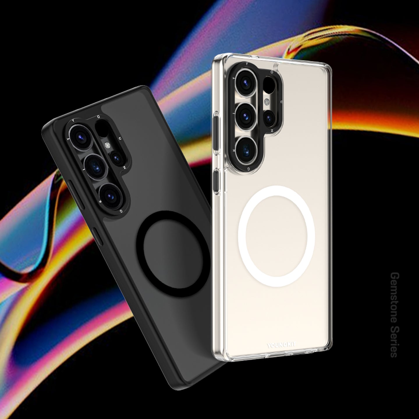 قاب Youngkit یانگ کیت Gemstone Glass Back سامسونگ Samsung