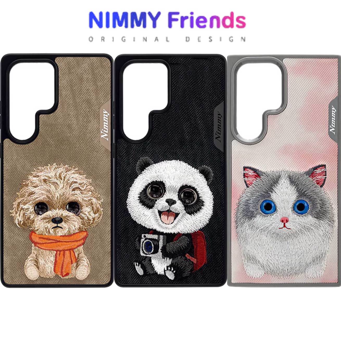 قاب نیمی Nimmy New Big Eye Cute Pets Series Samsung