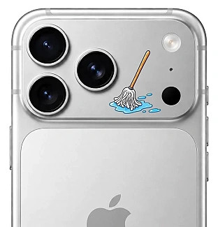 محافظ دور لنز طرح پاک کن Mop بلو Blueo Invisible Shock-Resistant Lens Protection