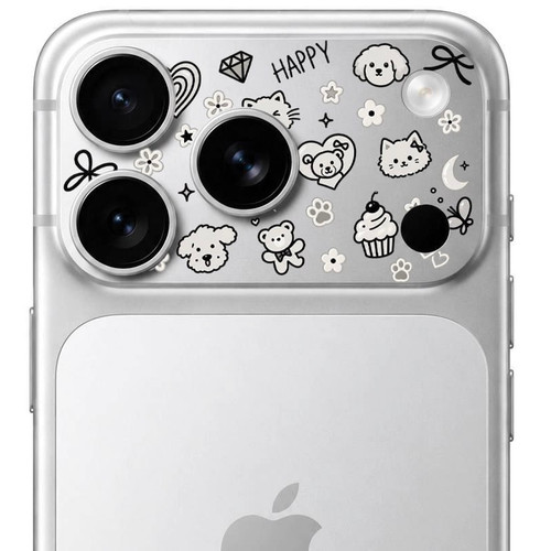 محافظ دور لنز طرح Happy بلو Blueo Invisible Shock-Resistant Lens Protection
