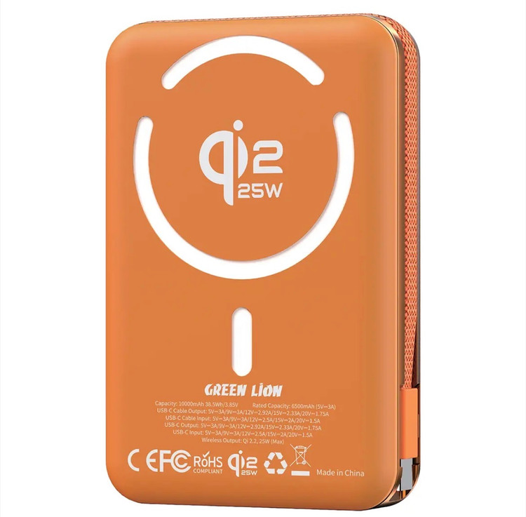 پاور بانک گرین لاین Green Lion Wellington 10000mAh Power Bank