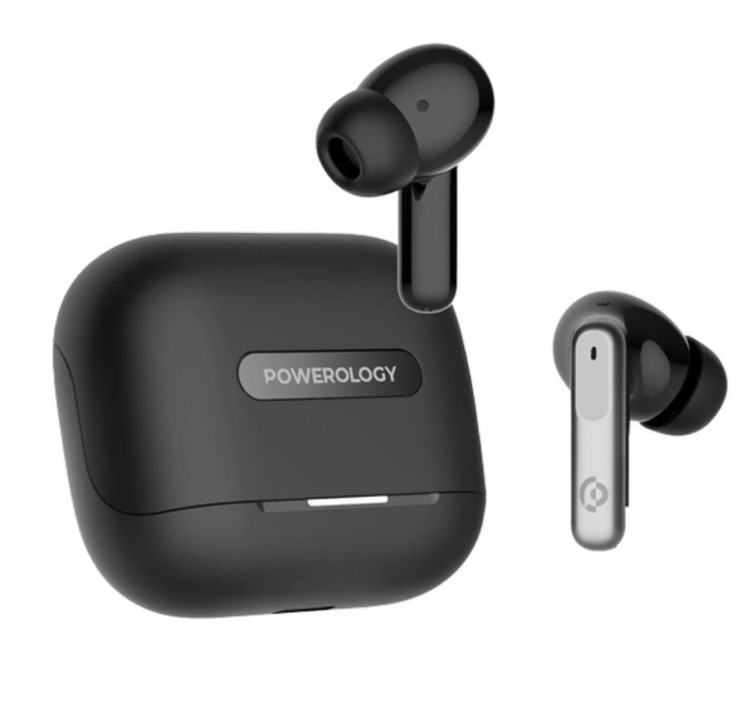 ایرباد پاورولوژی Powerology 6-Mic Hybrid ANC + ENC True Wireless Buds